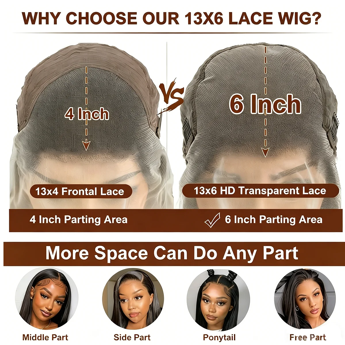 Glueless Body Wave Lace Front Human Hair Wigs For Woman Pre Plucked 13x6 HD Lace Frontal Human Hair Wig Body Wave Lace Front Wig 5