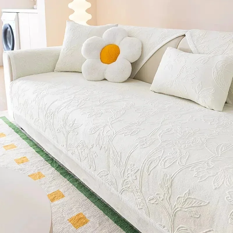 

Super Soft Sofa Cover Thicken Plush Sofa Towel Blanket Universal Autumn Winter Sofa Mat Cushion for Living Room Couch Covers
