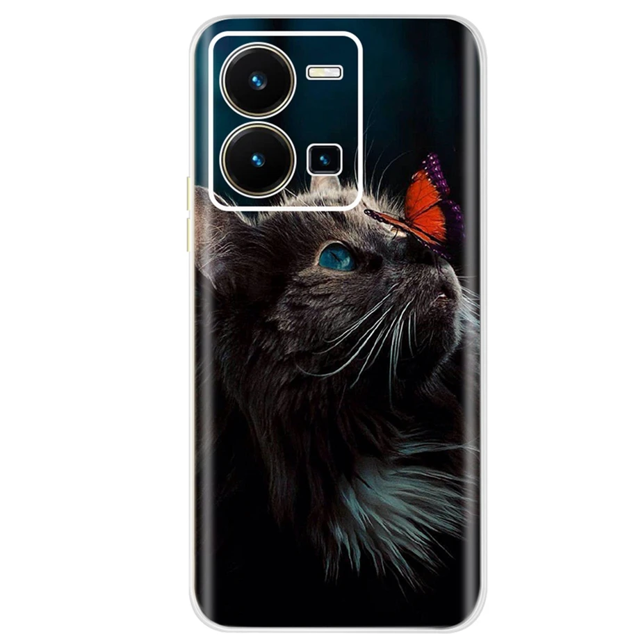 Cute Painted Silicone Soft Phone Case - Stylish Protector Shell