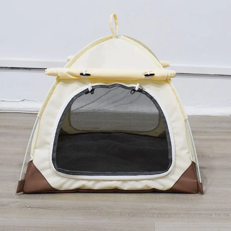 Oxford Cloth Kennel Outdoor Pet Tent Can Be Dismantled and Washed Cat Tents Strong Support Portable Pet Supplies Products