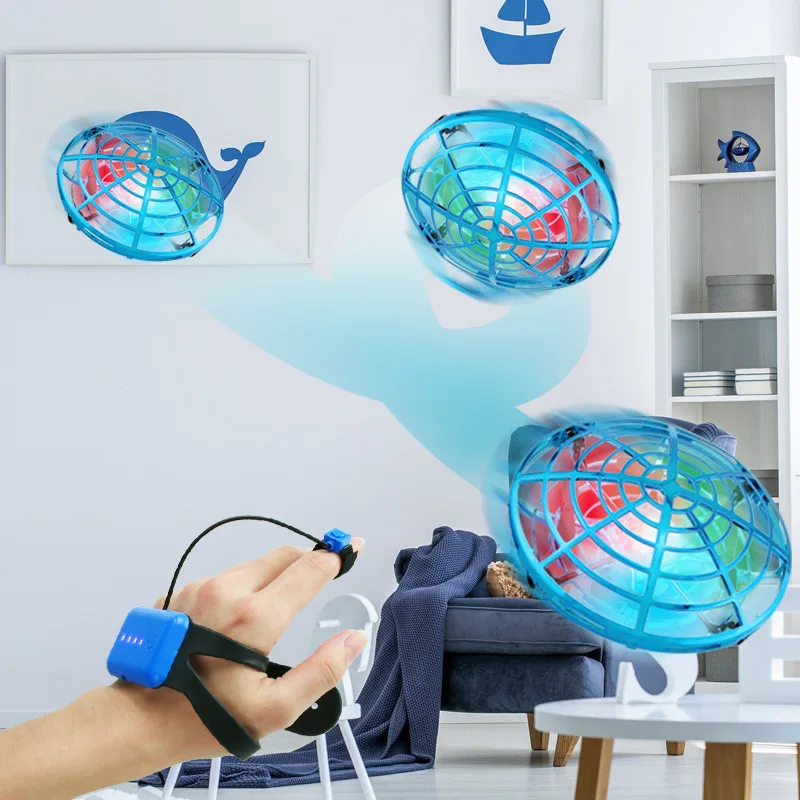 미니 RC UFO 드론 LED 조명, 시계 리모컨, 장애물 회피, 전기 비행, 휴대용 쿼드콥터, 어린이 선물 장난감