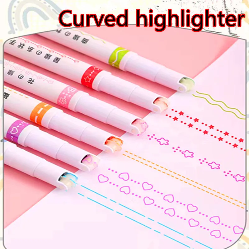 Kawaii Creative Pressing Lace Correction Tape Cute Sketchbook Stationery Decoration Funny Marker Pen Hand Account DIY Decor Tape images - 6