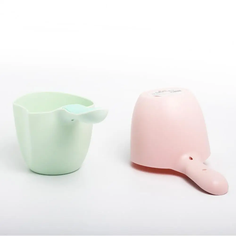 Frosted Baby Bathing Ladle Slip-resistant PP Hair Washing Baby Shampoo Bath Spoon for Kids Baby Bath Tool