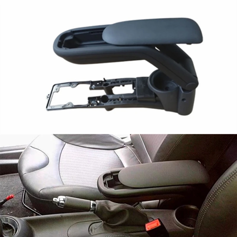 

Armrest Box Retrofit Black Center Arm Storage For BMW MINI R55 R56 R57 R58 R59