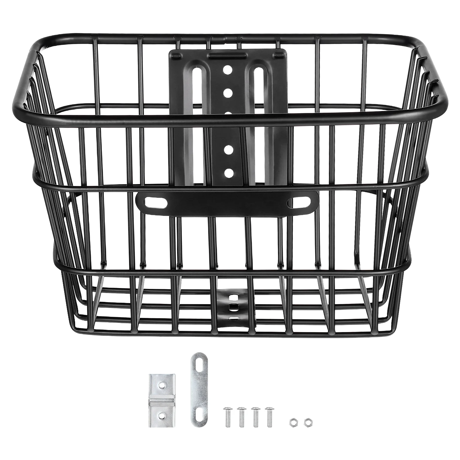 

Iron Wire Basket Bike Front Basket Organizing Storage Basket Holder Front Handlebar Riding Bike Storage Gadget Bike Accessory