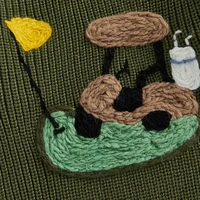Pudcoco Baby Knit Sweaters Long Sleeve Round Neck Golf Embroidery Pullover Toddler Fall Tops 0-24M - Image 6