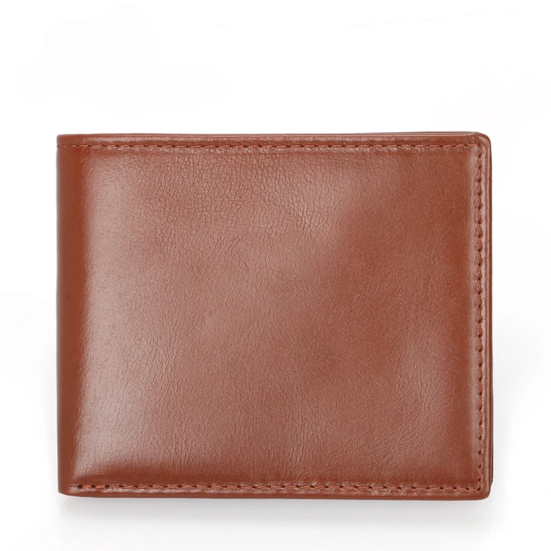 New style RFID first layer crazy horse leather genuine leather men's wallet casual fashion genuine leather vintage wallet