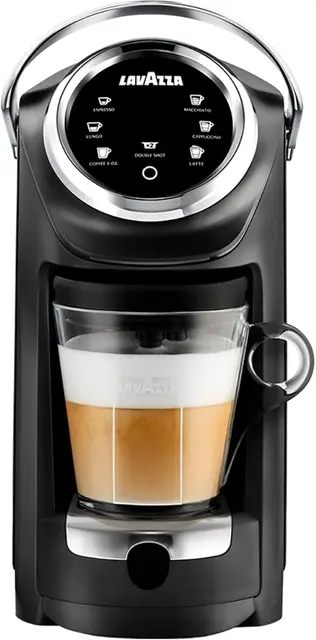 Coffee Classy Plus Single Serve ALL-IN-ONE Espresso & Coffee Brewer Machine - LB 400 - (Includes Built-in Milk Vessel/Frother) 1