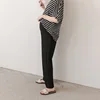 Pregnant Women's Pants Spring New Outwear Casual Pants Fashionable Solid Color High Waisted Trousers for Maternity Women 5
