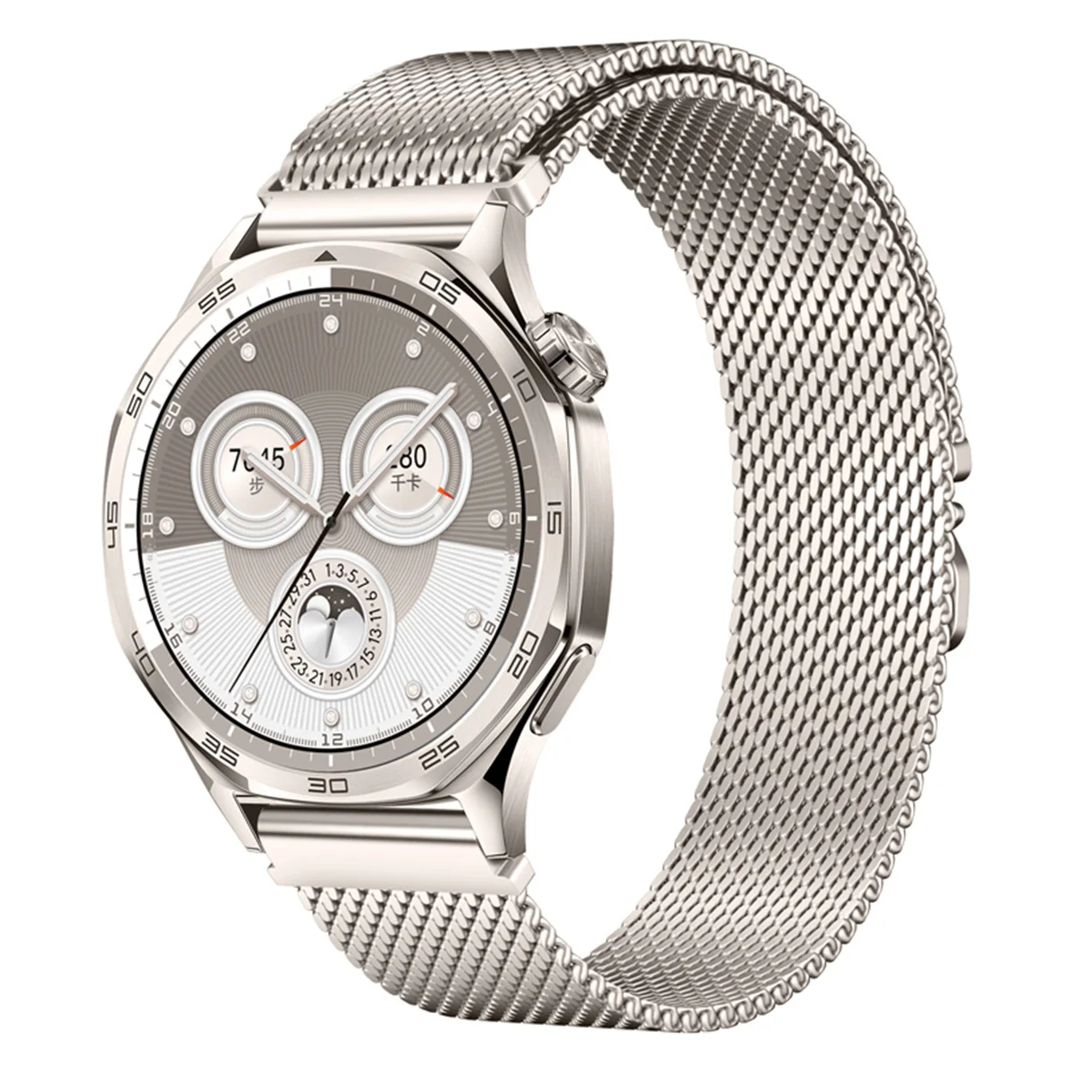 Stylish Milanese Loop Metal Magnetic Bracelet in Stainless Steel