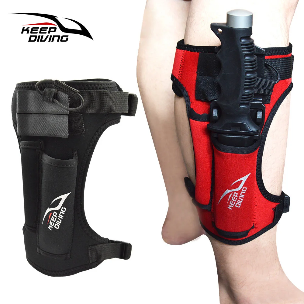 

Scuba Diving Equipment Neoprene gaiter Type Knife Storage Bag Underwater Hunting Portable Adjustable knife Bagging Equipment