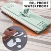 Kitchen Floor Mat Non-slip Oil-proof Carpet Waterproof Leather Pvc Foot Mats Flower Rug Home Decoration Dirt-resistant 주방 카펫 4