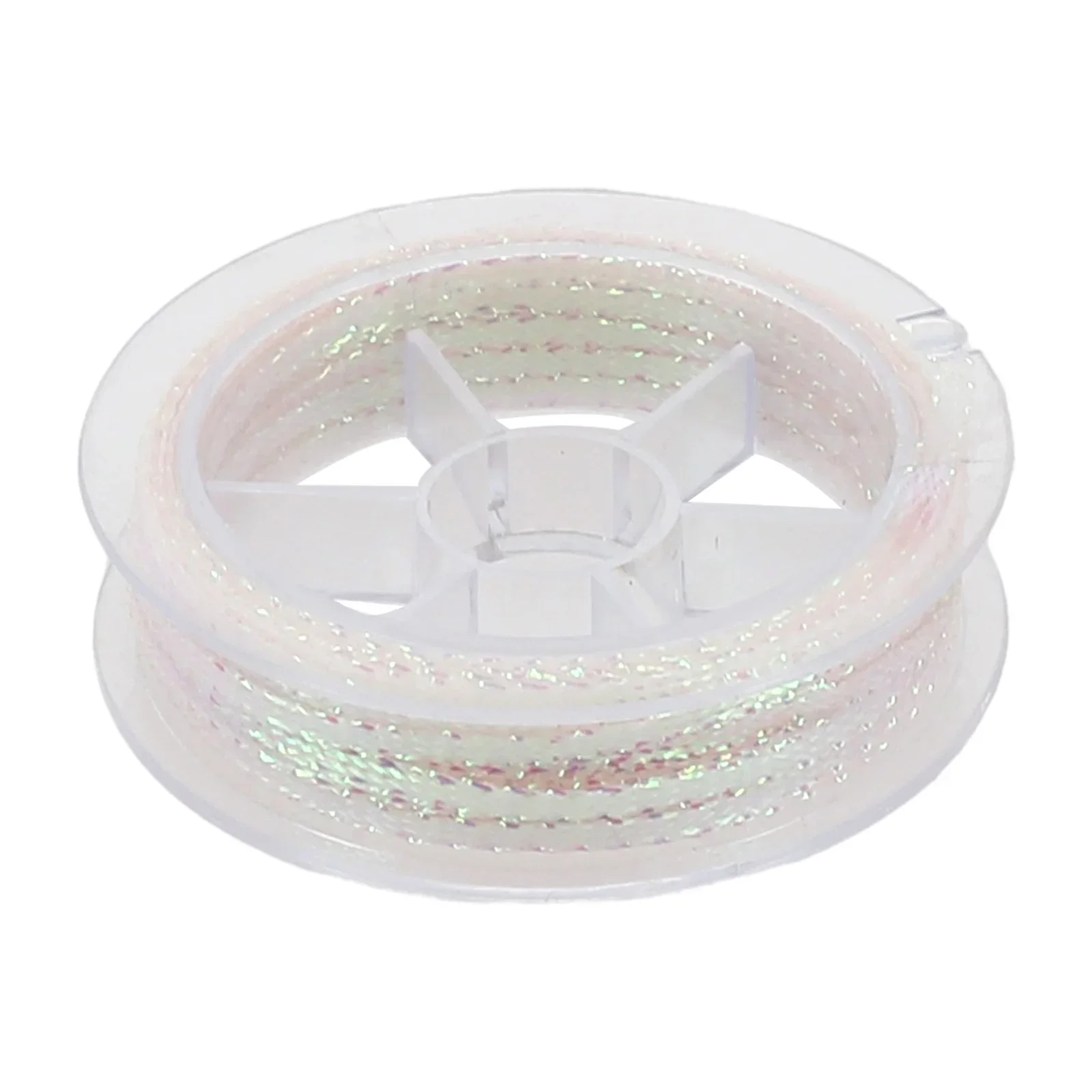 Flash Fish Scale Body Tube Hollow Holographic Mylar Braid 8m Fly Tying Materials For Minnow Fly Baitfish