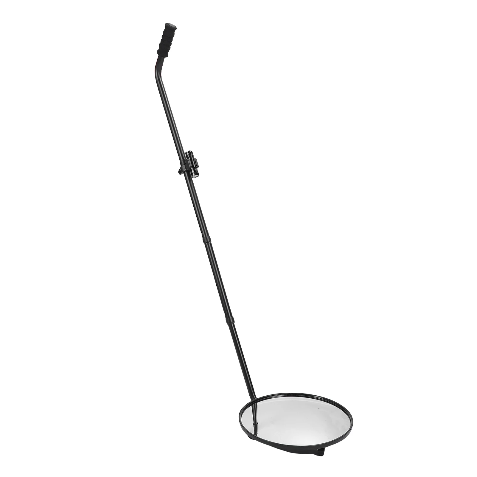 자동차 하부 검사 거울 30cm 직경 텔레스코핑 볼록 검색 거울 3개의 바퀴와 LED 손전등 포함