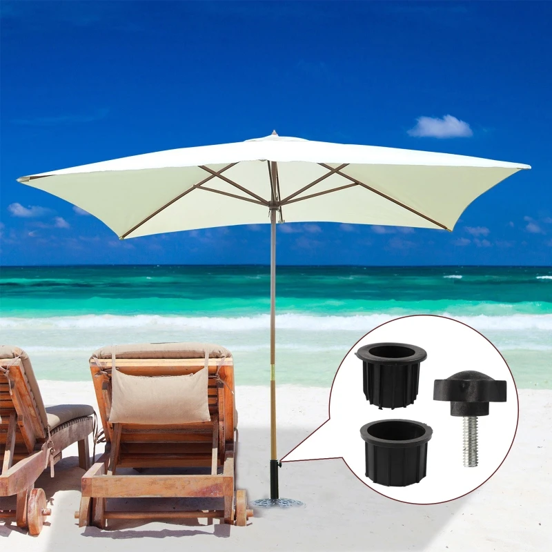 6 Pieces Parasol Base Support Hole Ring Plug Cover Patio Umbrella Stand Replacement Part Swing Chair Repair Spare Parts umbrella stand