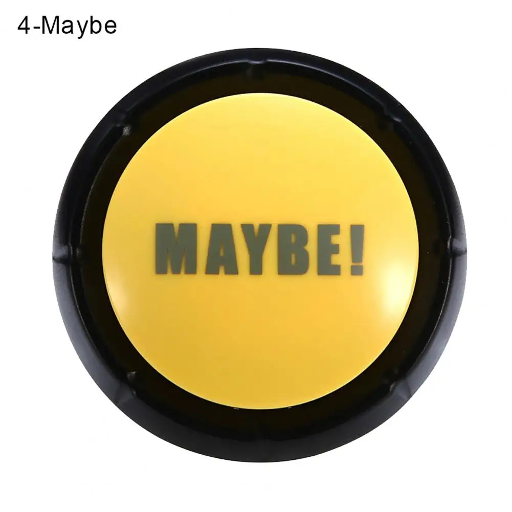 Funny Talking Button No Sorry Yes Sound Party Button Bullshit Maybe Toys Home Office Party Gag Funny Toy For new Vocal toys 6