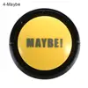 Funny Talking Button No Sorry Yes Sound Party Button Bullshit Maybe Toys Home Office Party Gag Funny Toy For new Vocal toys 6