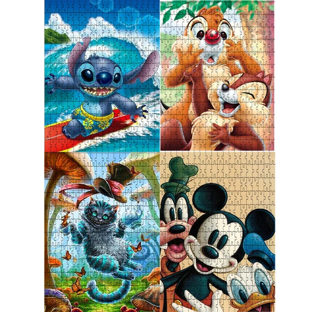 Disney Puzzles for Kids 200/500/1000 Pieces Puzzle Stitch Little