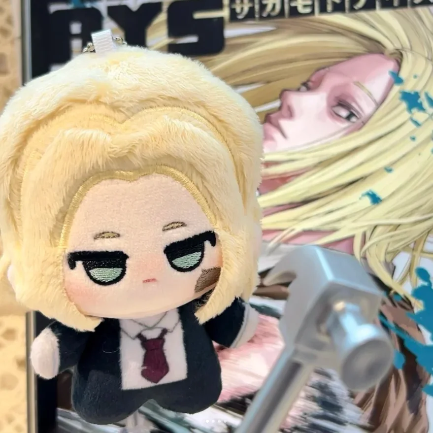 SAKAMOTO DAYS Shin Asakura 10cm Kawaii Starfish Cute Mini Cotton Doll Anime Plush Dolls Stuffed Figure Toys Fans Collect Gift