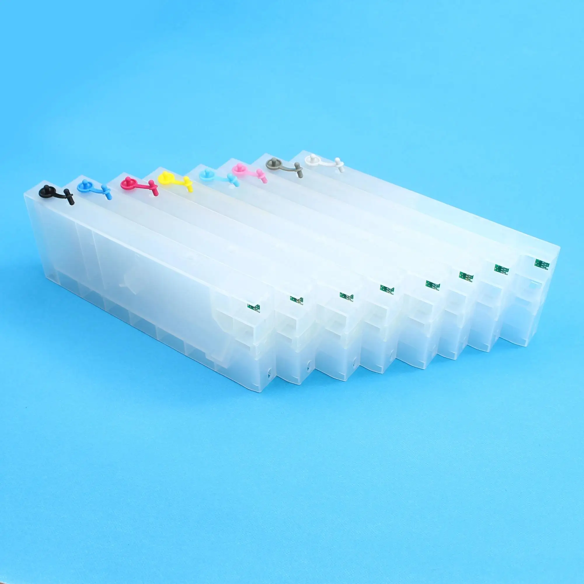 4880 4800 엡손 스타일러스 프로 4400 4450 7600 9600 4000 용 칩이 포함된 리필 가능 잉크 카트리지 300ML