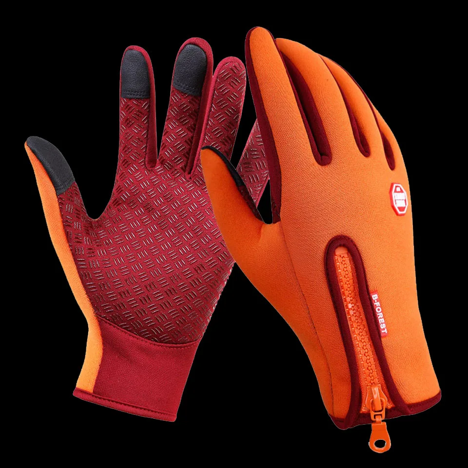 Fishing Gloves Full Finger Windproof Leather Warm Anti Slip Breathable Pesca Fitness Winter Fishing Cycling Gloves fingerless fishing gloves