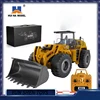 Huina 1583 22 channel alloy remote control car 1:14 simulation bulldozer engineering vehicle children's toy holiday gift 1
