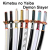 Toy Sword  Demon Slayer Katana 80cm  Wooden Sword  Cosplay Weapon Zenitsu  Muichirou Mitsuri 1:1 Original patterns and styles 3