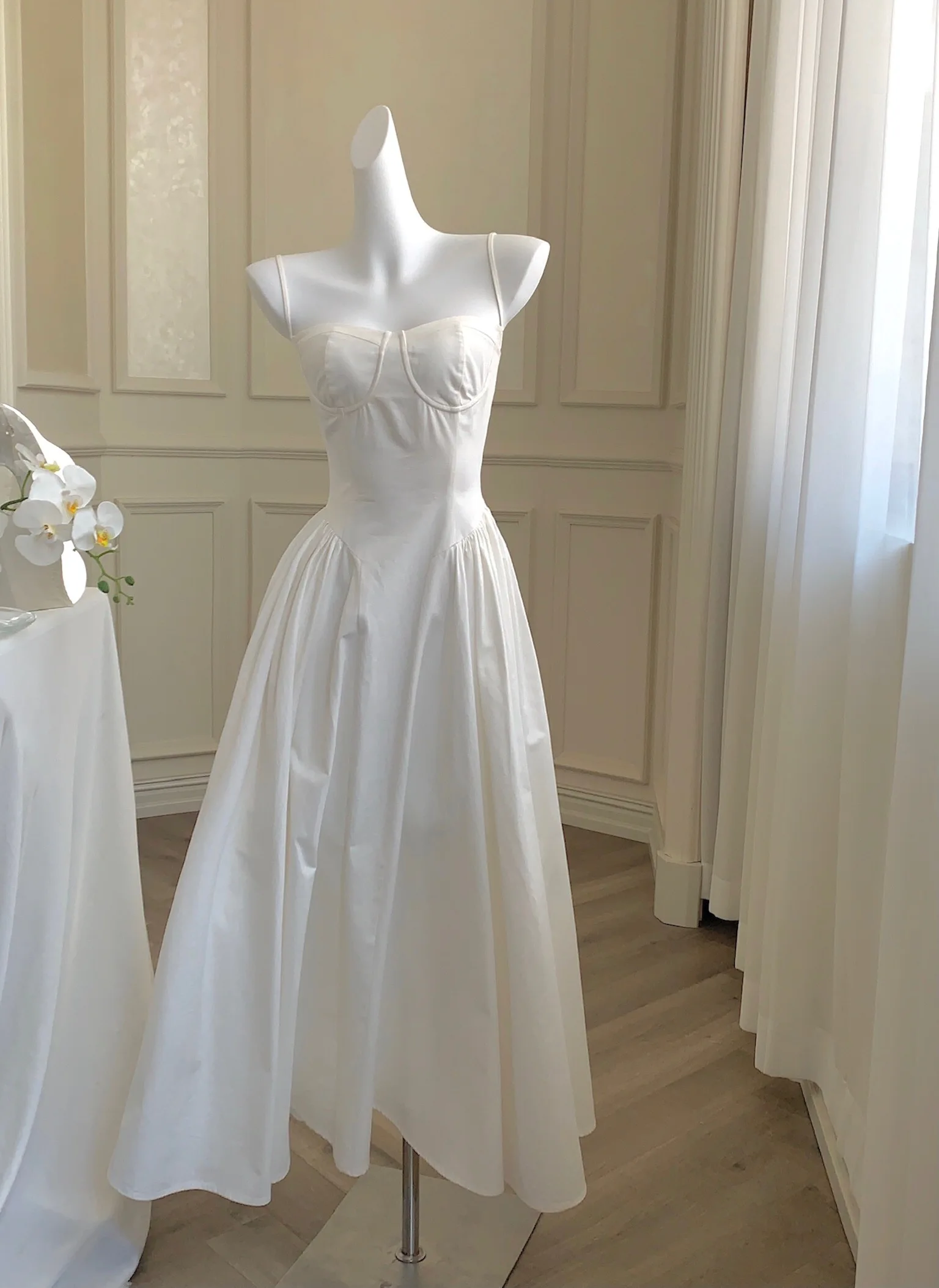 Elegant A-line Princess Dresses for Women Spaghetti Strap Evening Party Dress Prom Robe Korean Fashion Summer Vestido Mujer New