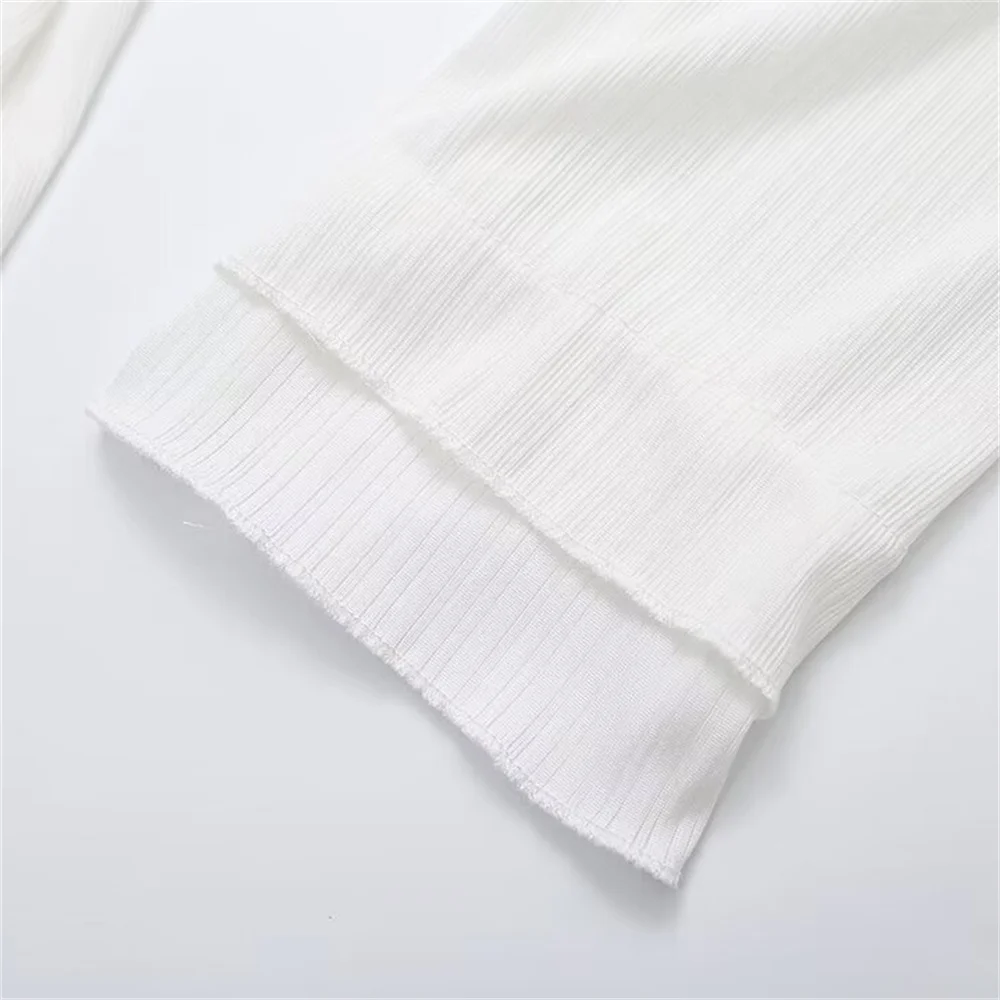 Taop & Za 슬림핏 마이크로 플레어 긴팔 레이어드 장식, 여성 패션, 프렌치 레트로 스타일, 긴 원피스, 2024 여름 신상
