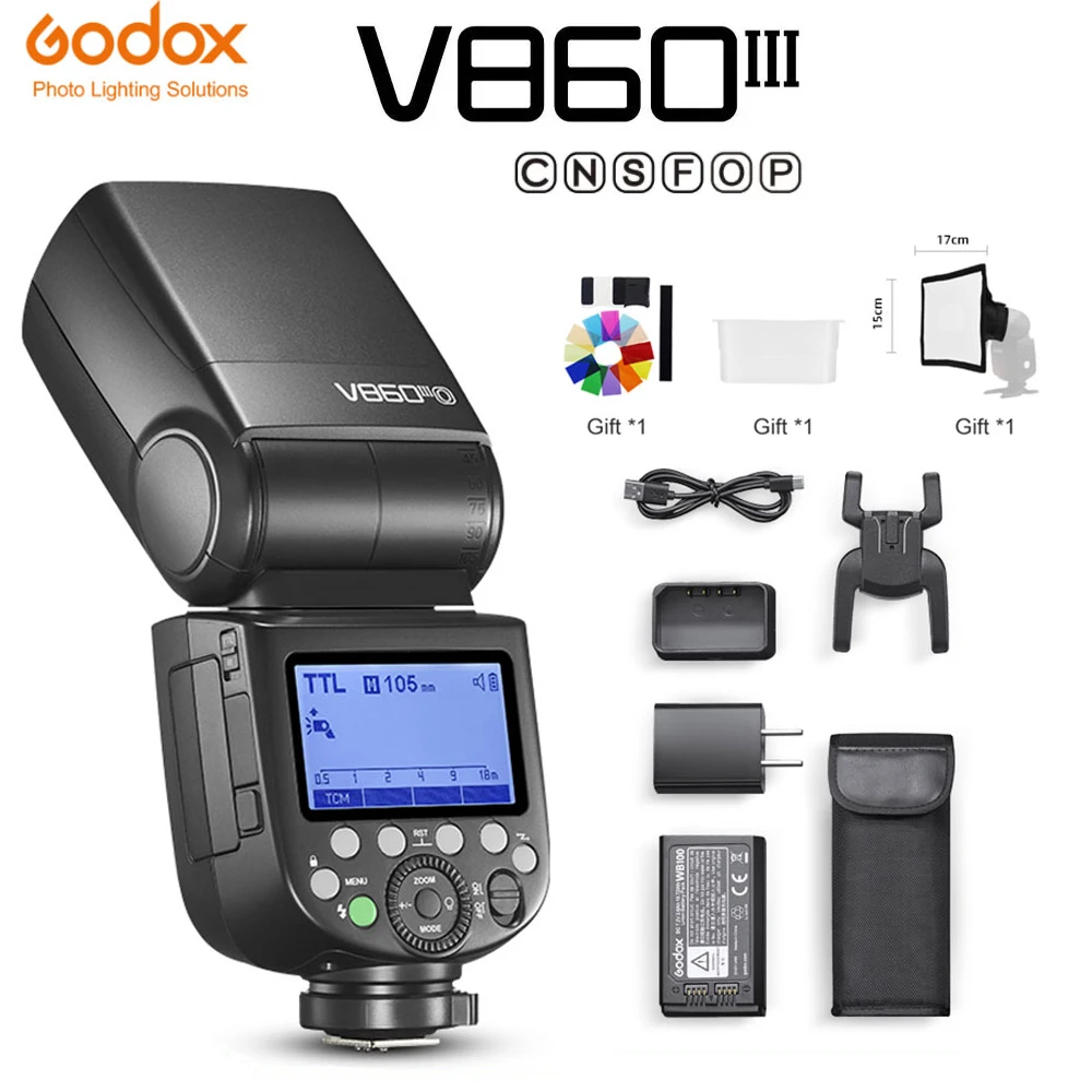 

Фотовспышка для камеры Godox V860III