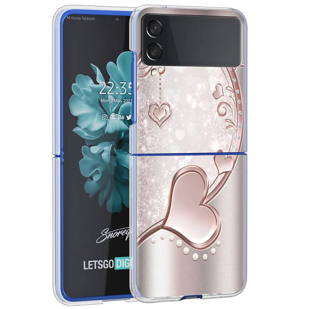 Transparent Luxury Love Bow Hard Phone Case Cover - Clear PC Design