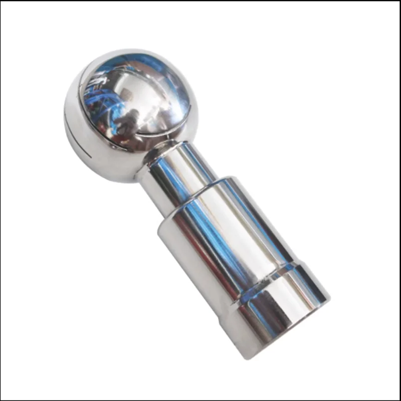 304 stainless steel inner wire cleaning ball rotating nozzle 316 sanitary grade clamp type chuck spray ball nozzle spray head
