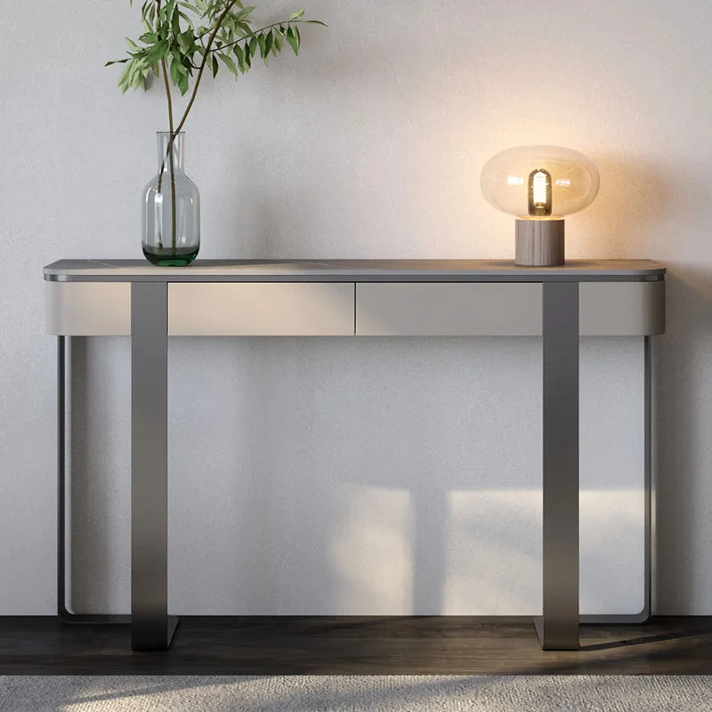 Squisito tavolo da ingresso europeo Classico portaoggetti Semplice tavolo consolle glamour Bellezza Trendy Schreibtisch Mobili da soggiorno