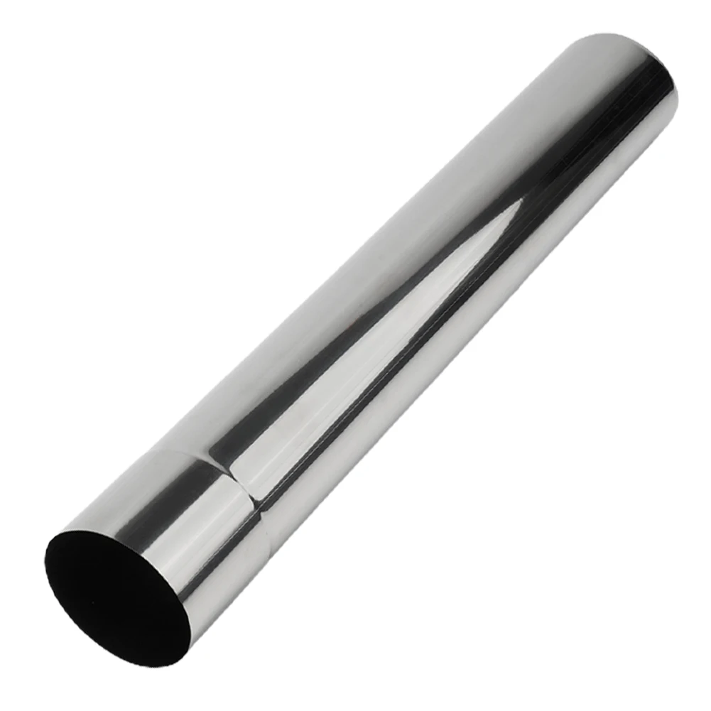 30/40cm Straight Style Stainless Steel Stove Pipe Chimney Flue Liner 60mm 90 Degree Elbow Gas Heater Exhaust Pipe Decorative Cap