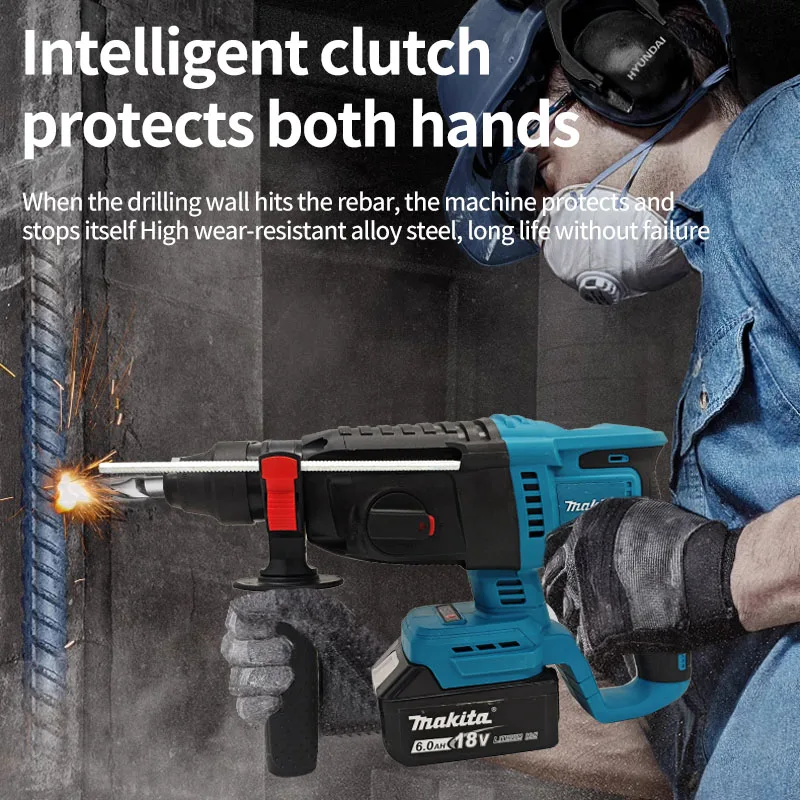 Brushless Cordless Rotary Hammer 4
