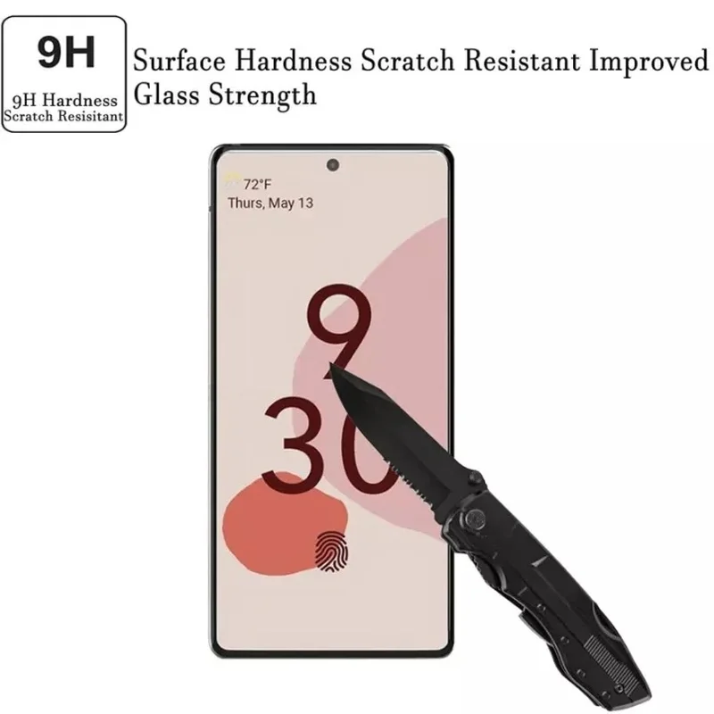 Moex ShockProtect 2 Pellicole In Vetro Temperato Per Google Pixel 6a - Durezza 9H - Antigraffio, HD, Facile Applicazione