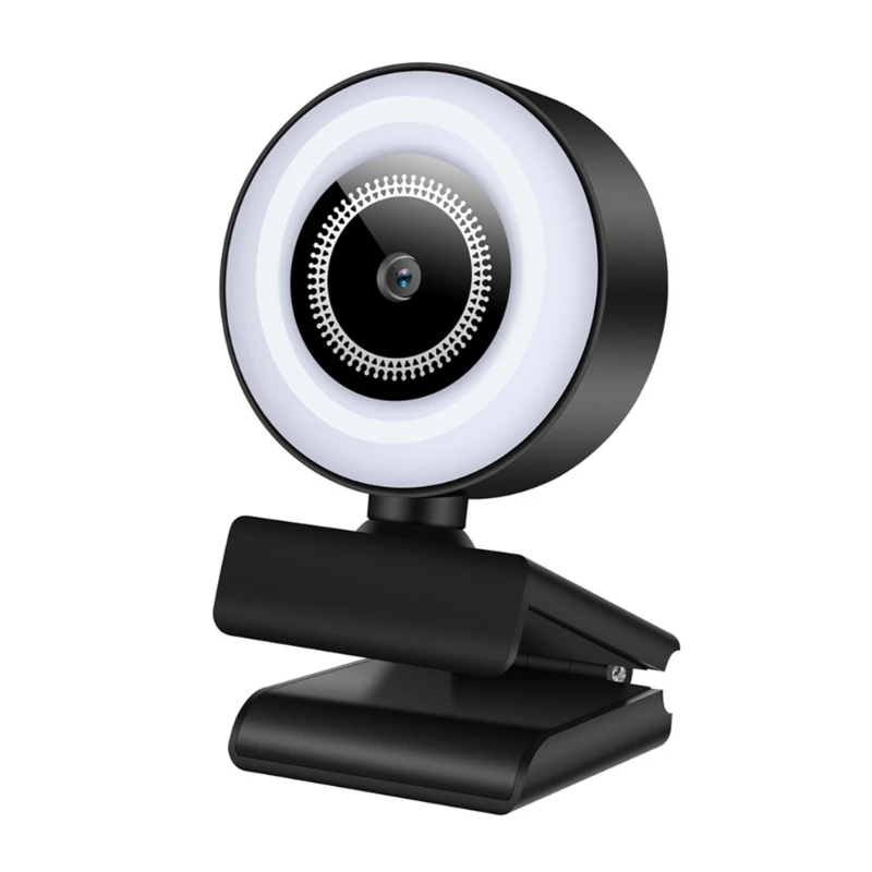 

B12 Webcam 1080P Full-HD Fixed-Focus Web Cam for USB PC Computer Desktop-PC-360 Camera Video Beauty Cam Live Cam