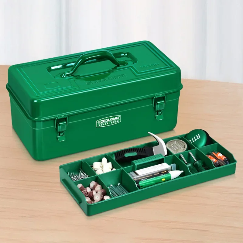Large Toolbox Hard Case Waterproof Storage Organizer Suitcase Tool Box Multifunctional Automotive Mechanical Workshop Tools 2