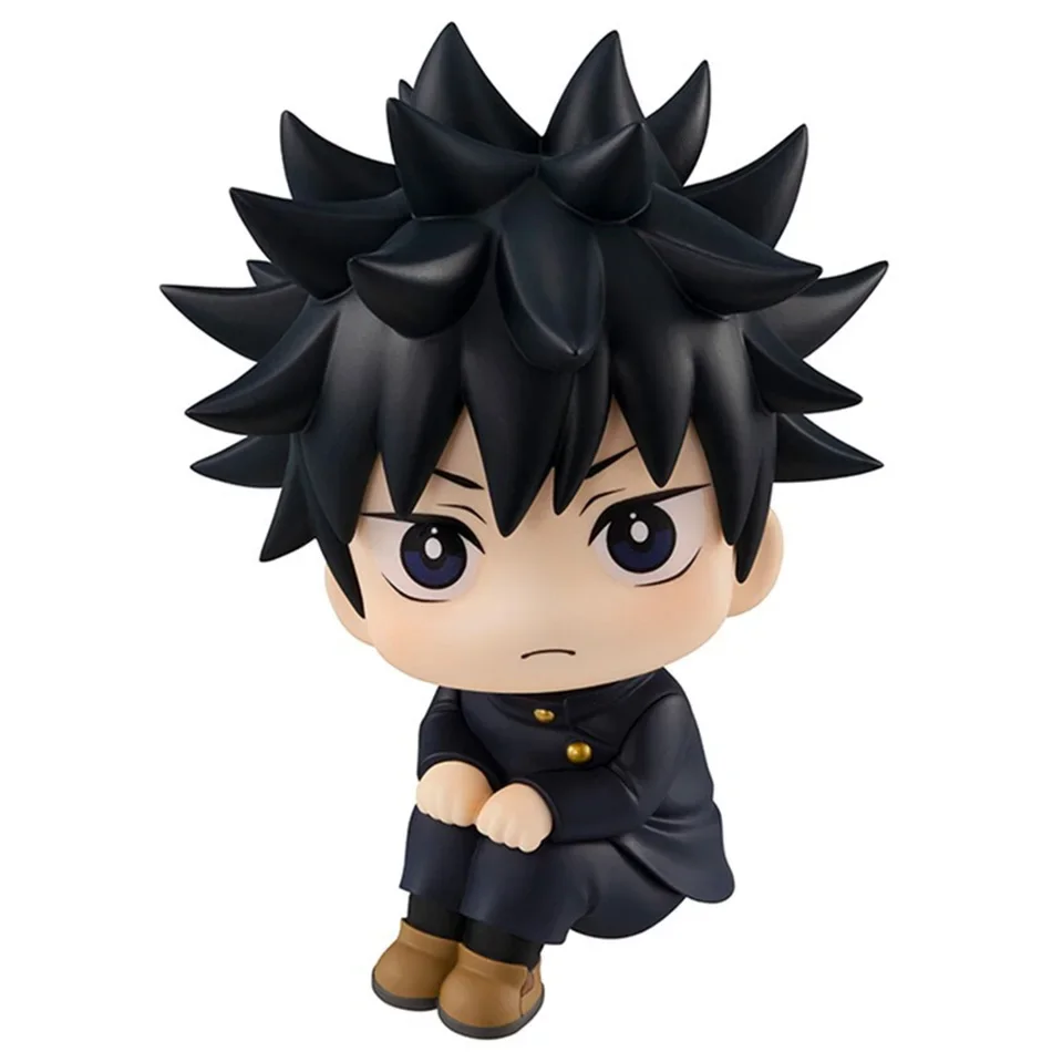 10cm Jujutsu Kaisen Q‑Sitting Anime Figure PVC Collectible, Charming Car & Desktop Decor Gift