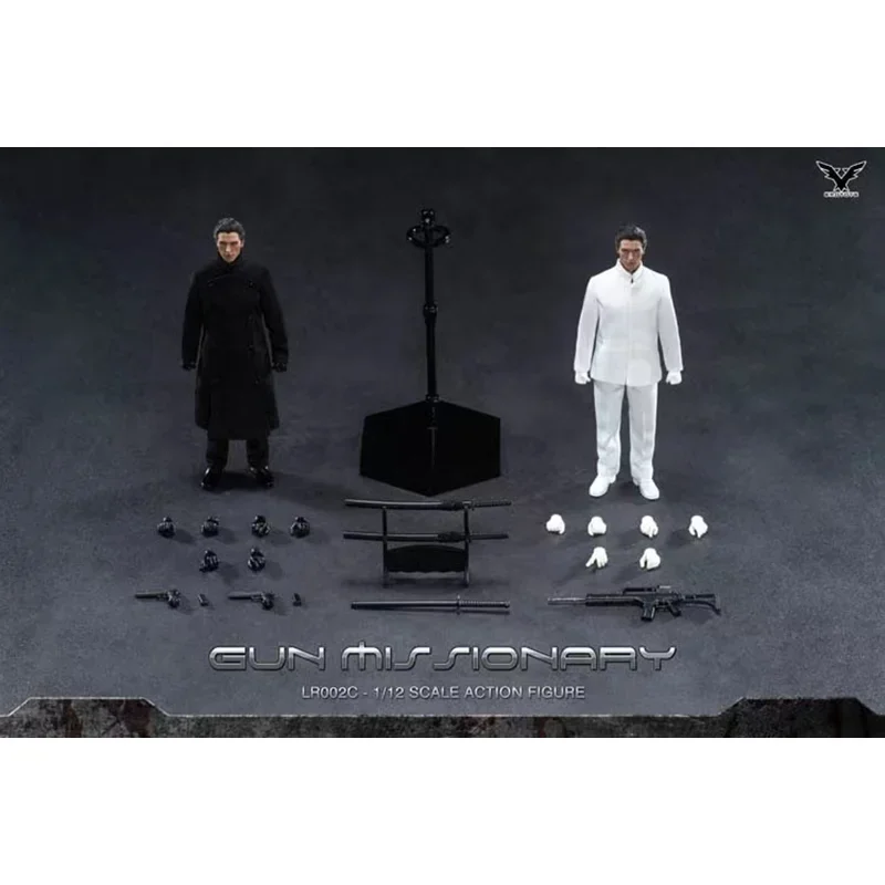 

Original BROTOYS LR002 1/12 Scale Equilibrium Gunfight Missionary Christian Bale Mini 6Inches In Stock Anime Figures Model Toys