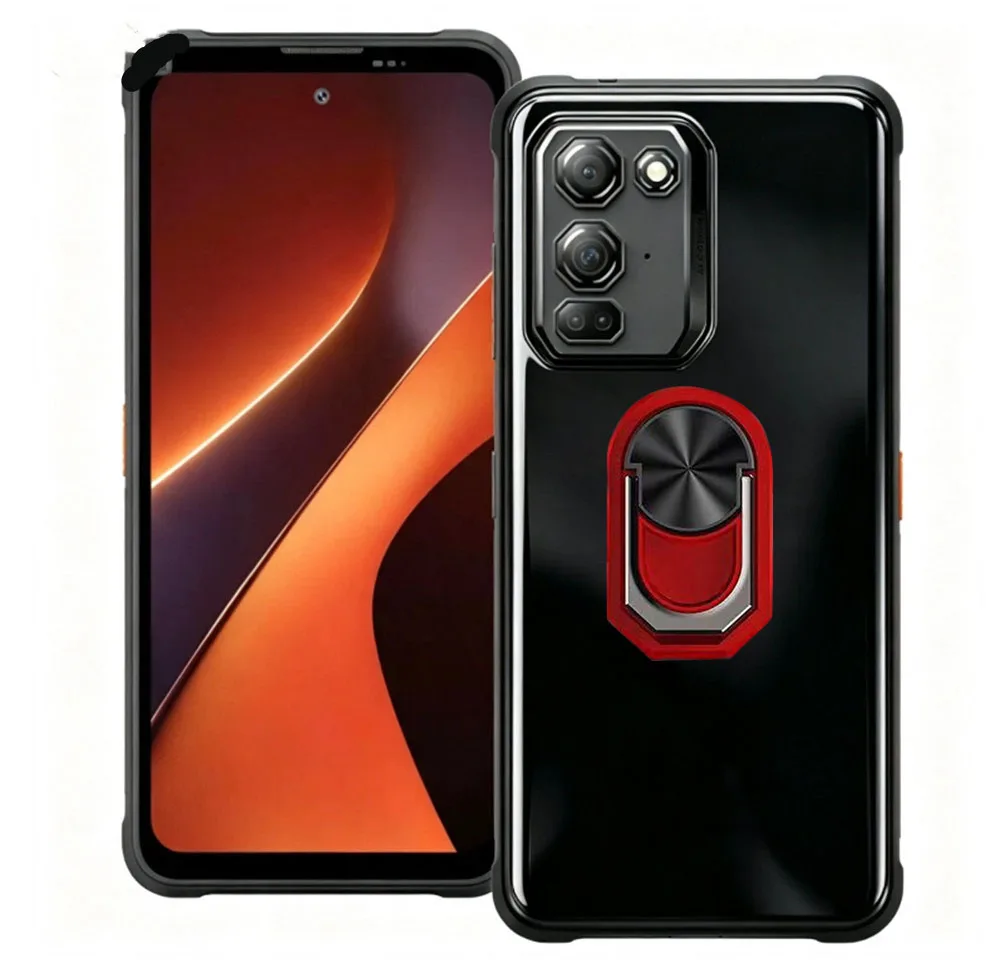 Blackview Fort200 Soft TPU Silicone Case with Back Finger Ring - 6.78 2026 Phone Cover