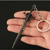 9cm World of Warcraft Frostmourne Weapon Keychains Alloy Swords Karambit  Model Peripheral Butterfly Knife Melee Gift Toys Game 2
