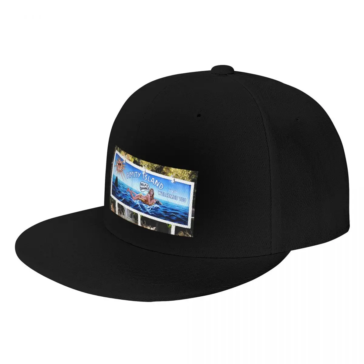 

HELP! Shark! Baseball Cap fishing hat western Hat Beach black Women's Beach Outlet 2024 Men's