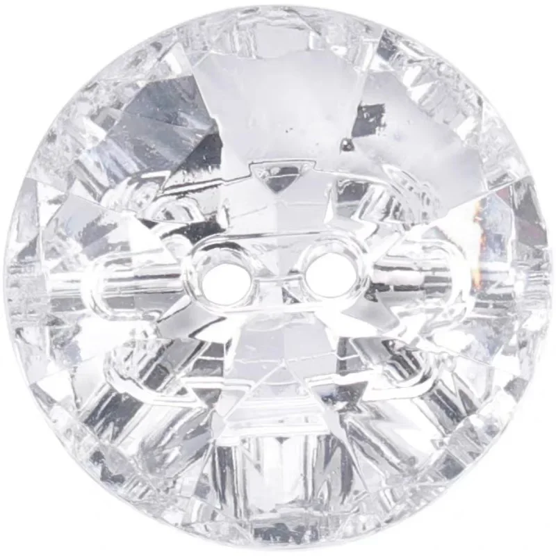Fashion Acrylic 2-Hole Buttons Rhinestones Design for Coat Shirt Jacket Cardigan Sweater Sewing