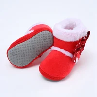 Autumn Winter Warm Newborn Baby Girls Boys Boots Shoes Toddler Soft Sole Fur Snow Boots Infant Toddler Cotton-Padded Shoes 3
