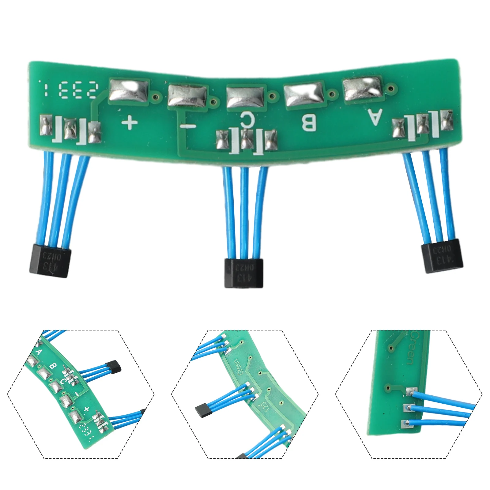 1 Pc Hall PCB Electric Bike Ebike Hall Sensor PCB Board 120Â° 413F PCB Board For 2wheel Motor High Quality Bicycles Accessries