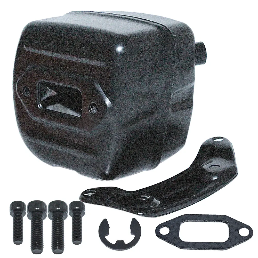 544029501 Exhaust Muffler Kit For Husqvarna 362 365 371 372 372XP 385 390XP Chainsaw 503765301 Muffler Gasket Bracket Screws 4