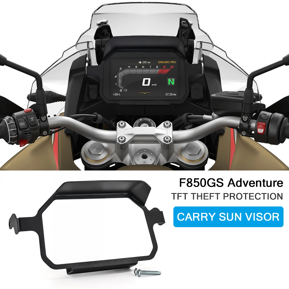 

For BMW F850GS Adventure F 850 GS ADV Motorcycle Accessories Meter Frame TFT Theft Protection Screen Protector Instrument Guard