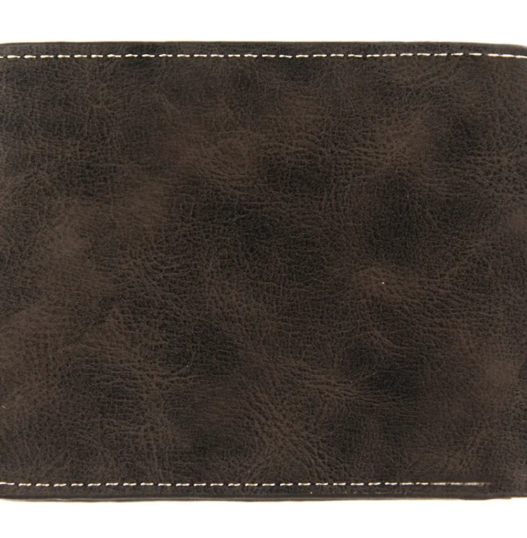 Neue Männer Kurze Brieftaschen Retro Einfache Karte Halter Männlichen Geldbörse Hohe Qualität PU Leder Foto Halter Mode Lässig männer brieftasche – Detail 5
