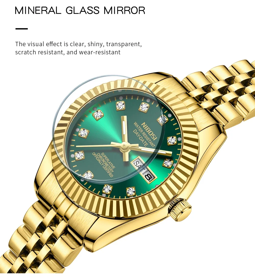 Orologio NIBOSI vista posteriore cassa